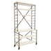 Industrial Style Bronzed Iron Rolling Bookcase Etagere by Suzanne Kasler