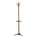 French Art Nouveau Bronzed Iron Coat Rack Umbrella Stand
