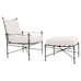 Janus et Cie Amalfi Lounge Chair and Ottoman After Papperzini
