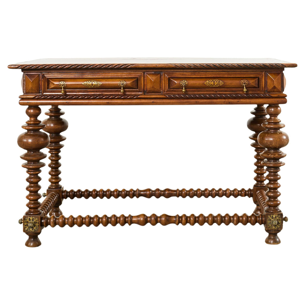 Portuguese Baroque Style Rosewood Library Table or Center Table