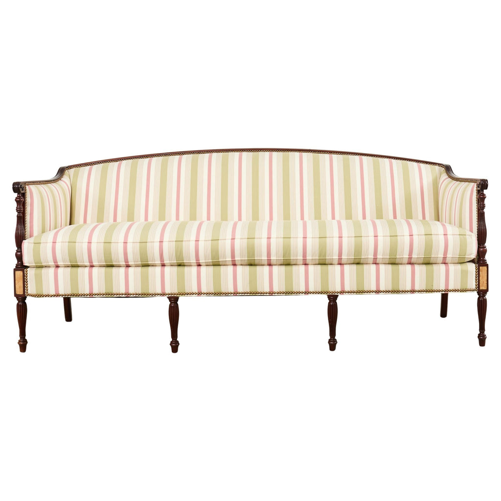 Federal Sheraton Style Mahogany Sofa Settee by Hickory Chair