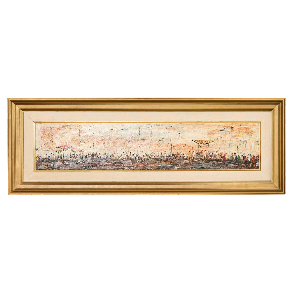 Pascal Cucaro Oil Board Midcentury Painting