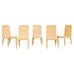 Set of John Hutton for Donghia Block Island Cane Dining Chairs