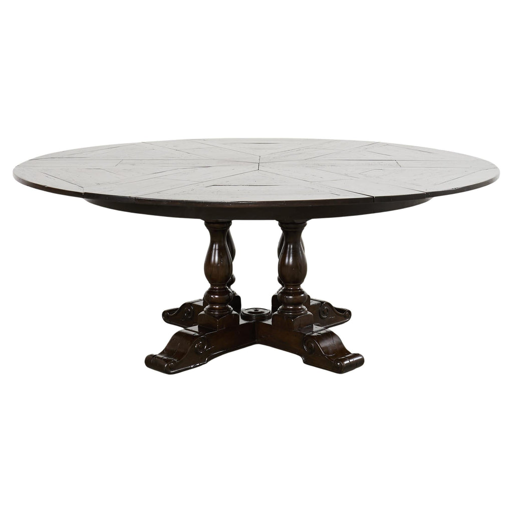 Country English Round Extension Dining Table by Theodore Alexander