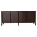 Barbara Barry for McGuire Rattan Oak Raffia Sideboard Buffet