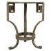 Neoclassical Greek Key Iron Marble Top Drinks Table