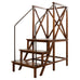 Rose Tarlow Walnut Dayton Hall Library Step Ladder
