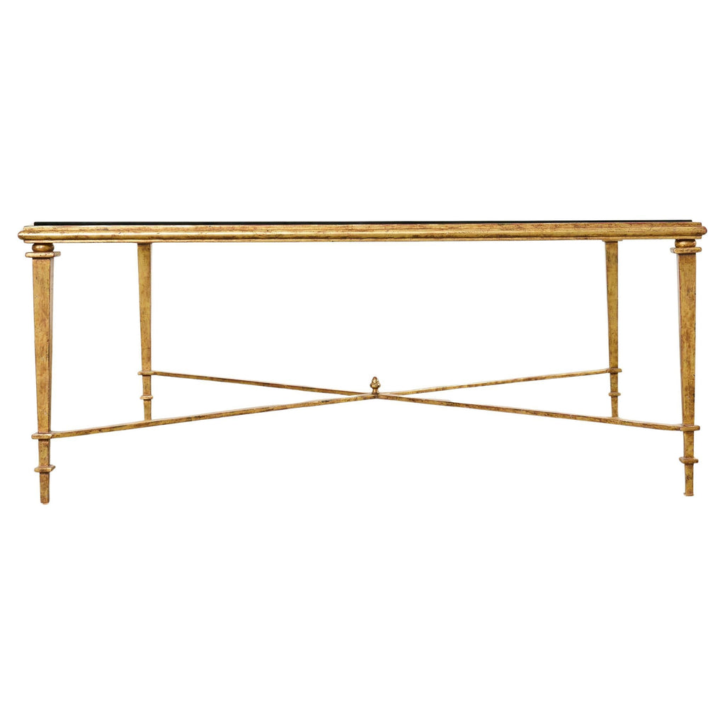 Maison Jansen Style Gilt Iron Cocktail Coffee Table