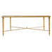Maison Jansen Style Gilt Iron Cocktail Coffee Table