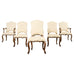 Set Six Minton-Spidell Regence Walnut Dining Chairs