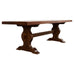 Country French Oak Farmhouse Trestle Dining Table