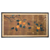 Japanese Showa Painted Panel Screen Persimmon Branch
