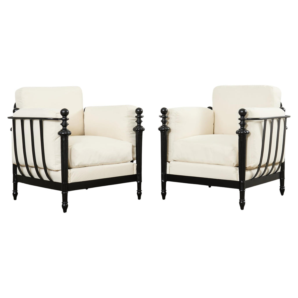 Pair of Michael Taylor Style Montecito Garden Chairs