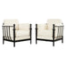 Pair of Michael Taylor Style Montecito Garden Chairs