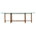 McGuire Organic Modern Bamboo Glass Console Table 8 Ft.