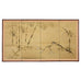 Japanese Showa Four Panel Screen Spring Bamboo Landscape