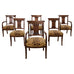 Set of Six English Regency Style Anglo-Indian Dining Chairs