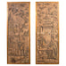 Pair 19th Century French Chinoiserie Wallpaper Panels