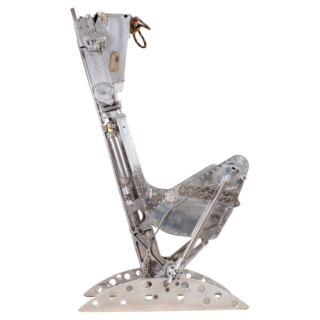 Martin-Baker MK2 Ejection Seat, Polished Aluminum, Mid-Century Art