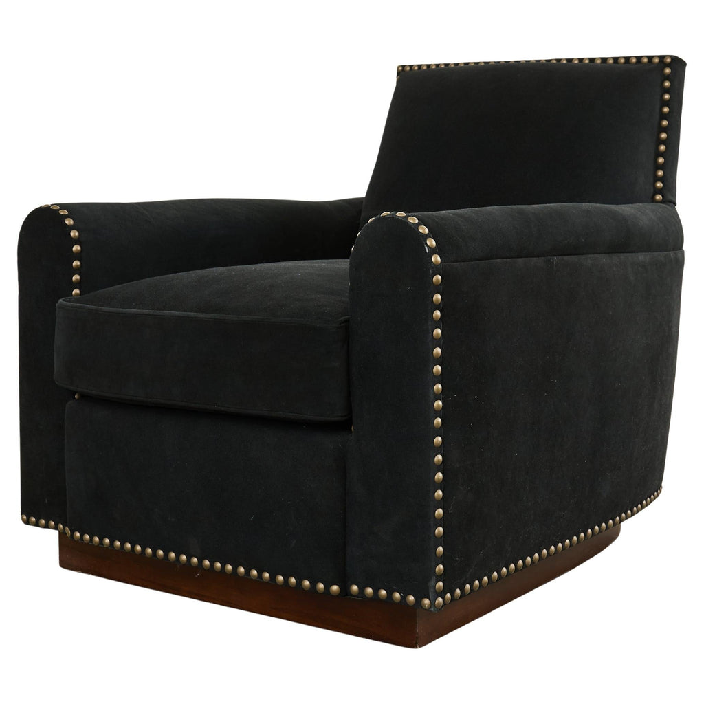 Ralph Lauren Italian Vegan Suede Colorado Club Chair