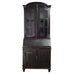 Industrial Style Iron Gunmetal Finish Secretary Cabinet 8.5 Ft.