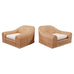 Pair of Michael Taylor Jennifer All-Weather Wicker Lounge Chairs