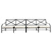 Restoration Hardware Two Piece Carmel Aluminum Garden Sofa 9.5 Ft
