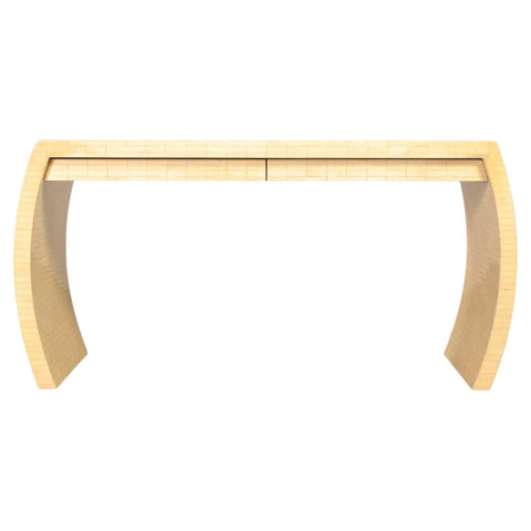 Enrique Garcel Modern Tessellated Bone Waterfall Writing Desk