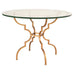 French Gilded Iron Hollywood Regency Breakfast or Center Table