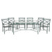 Brown Jordan Venetian Garden Dining Set Green Verdigris Finish