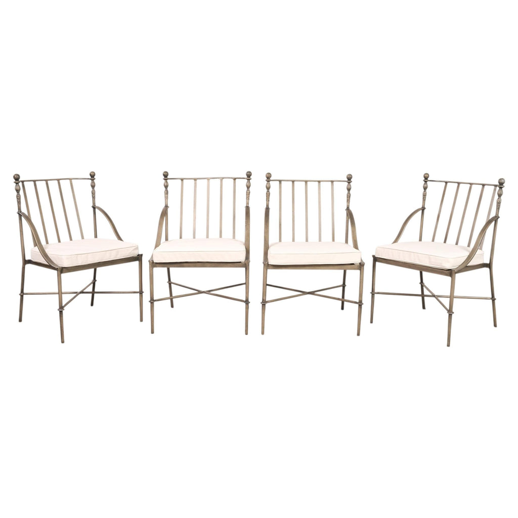 Set of Four Michael Taylor Montecito Patio Garden Dining Chairs