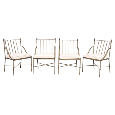 Set of Four Michael Taylor Montecito Patio Garden Dining Chairs