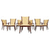 Set of Eight French Art Deco Style Macassar Ebony Dining Chairs