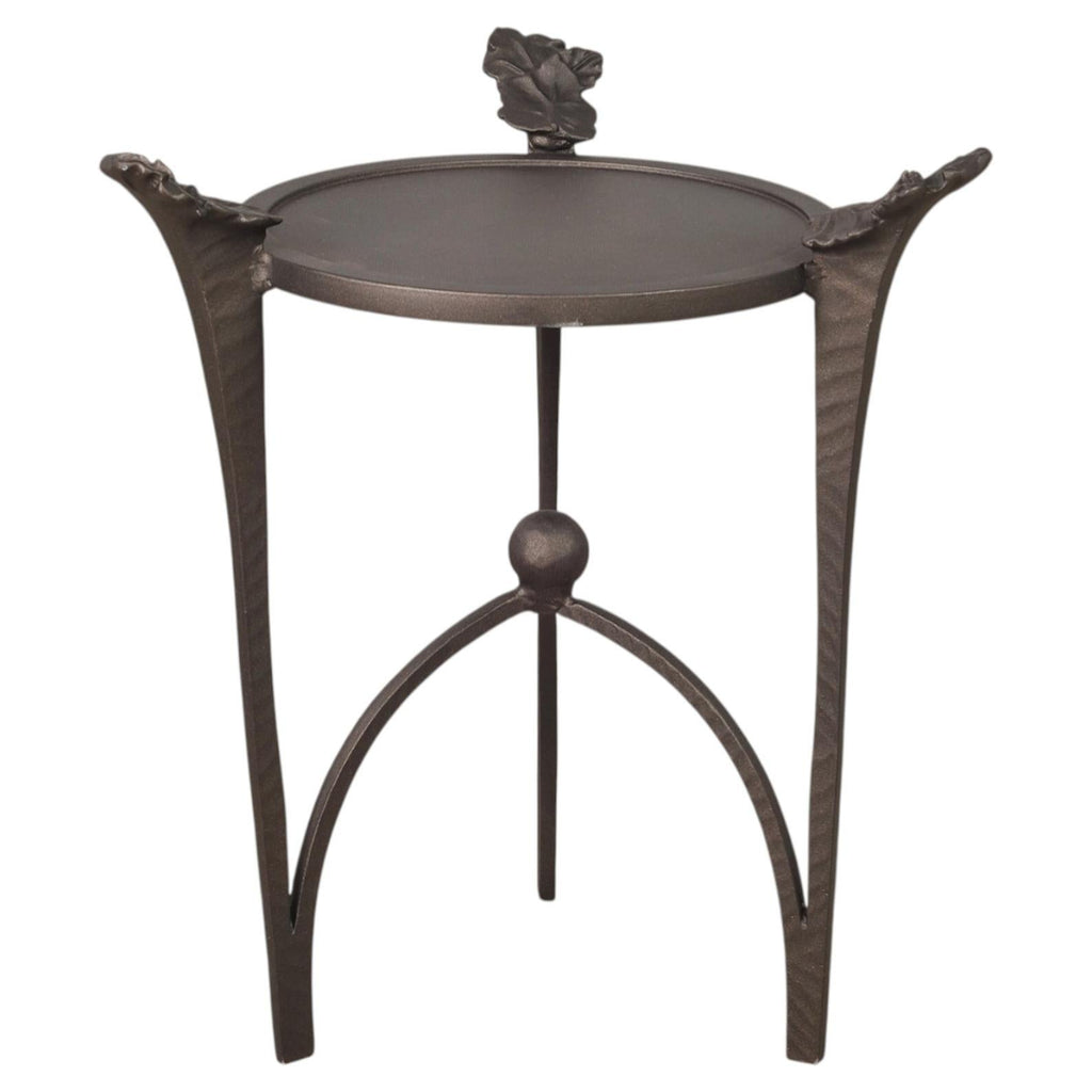 Michael Taylor Arcadia Bronzed Aluminum Garden Drinks Table