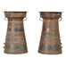 Pair of Southeast Asian Bronze Rain Drum Drinks Tables