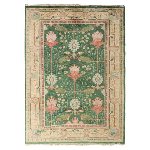 20th Century Turkish Arts and Crafts Donegal Style Rug 18' X 12'