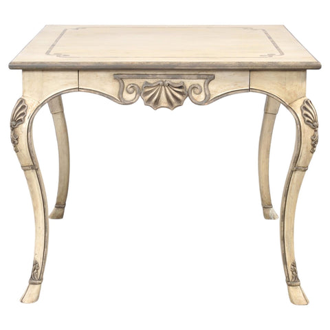 Dennis & Leen Beauvais Painted Square Salon Games Center Table