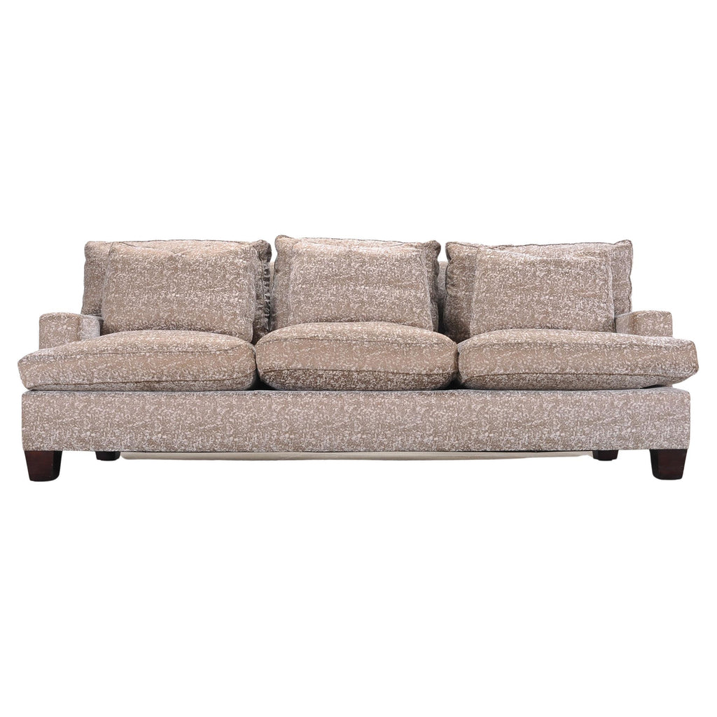 Barbara Barry for Baker Loose Back Sofa in Taupe Upholstery
