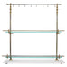 French Bronze Marble Patisserie Pastry Shelf Display Stand