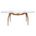 Ico Parisi Style Italian Walnut Spider Leg Dining Table