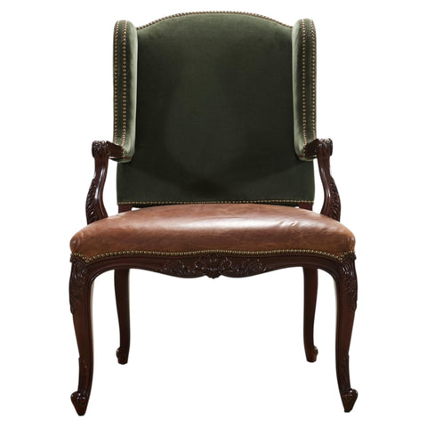 Ralph Lauren Conservatory Garden Wingback Dining Armchair