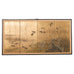 Japanese Showa Four-Panel Screen Wild Geese Autumn Landscape