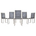Set of Six Giacomo Sinopoli Italian Modernist Dining Chairs