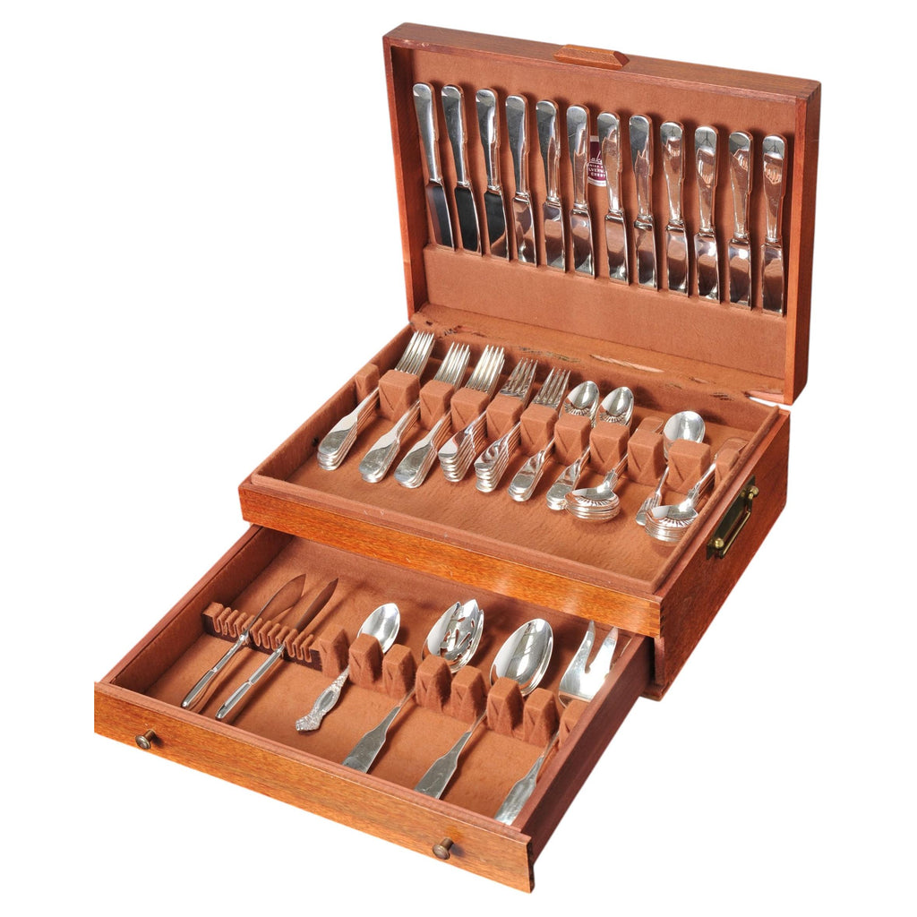1810 International Sterling Silver Flatware Set 72 Pc
