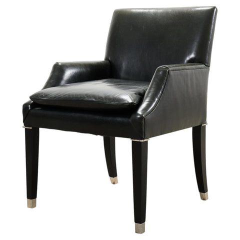 Ralph Lauren Italian Leather Lawson Dining Armchair
