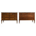 Pair of Louis XVI Style Marble Top Commodes Chest of Drawers