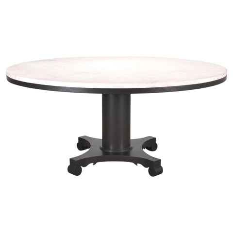 McKinnon and Harris Albemarle Limestone Garden Dining Table 63"