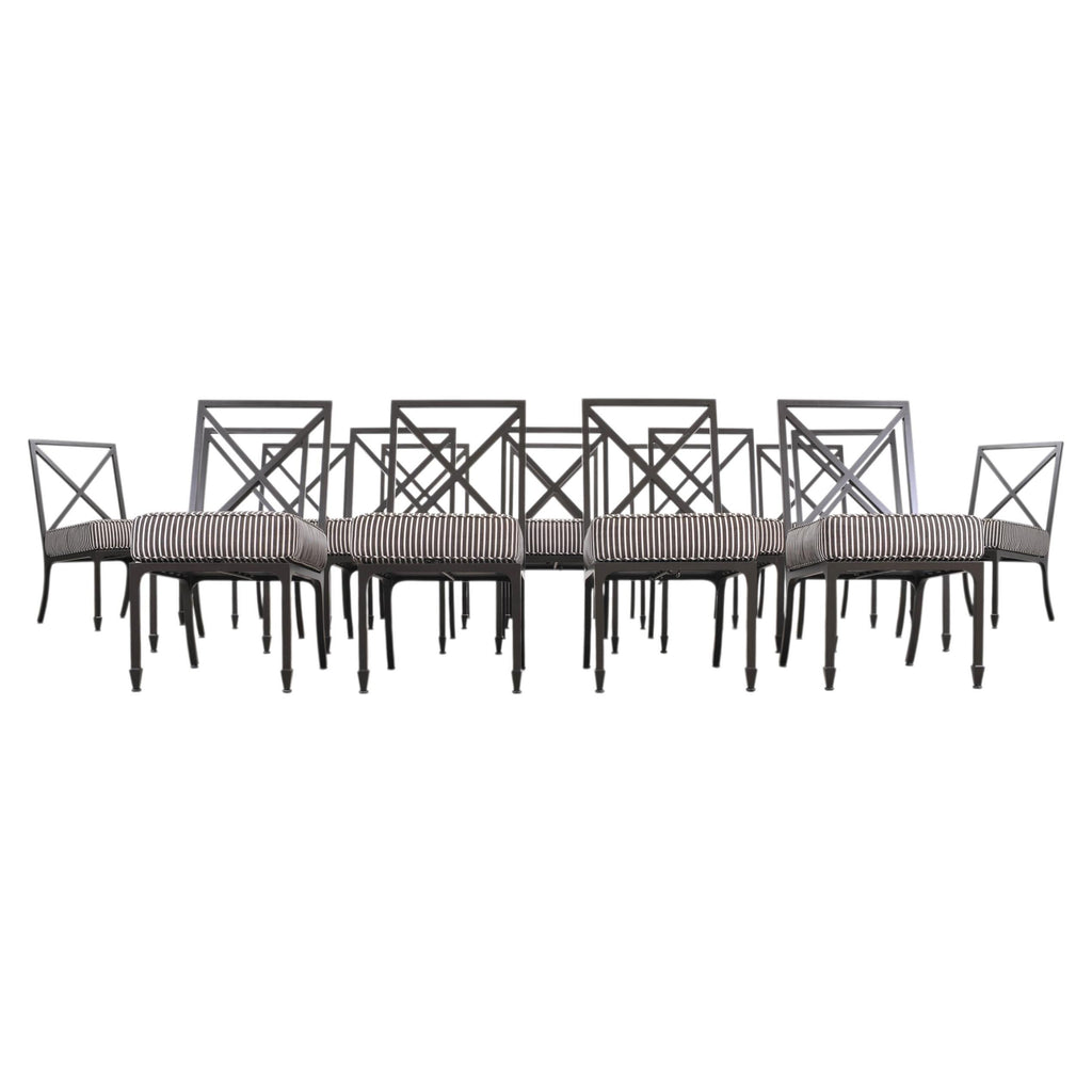 Set of 16 McKinnon and Harris Beaufort Garden Dining Chairs