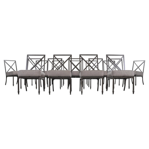 Set of 16 McKinnon and Harris Beaufort Garden Dining Chairs