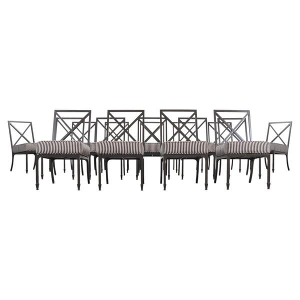 Set of 16 McKinnon and Harris Beaufort Garden Dining Chairs